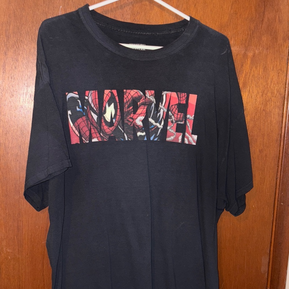 Marvel Black and Red Spider-Man Graphic Tee